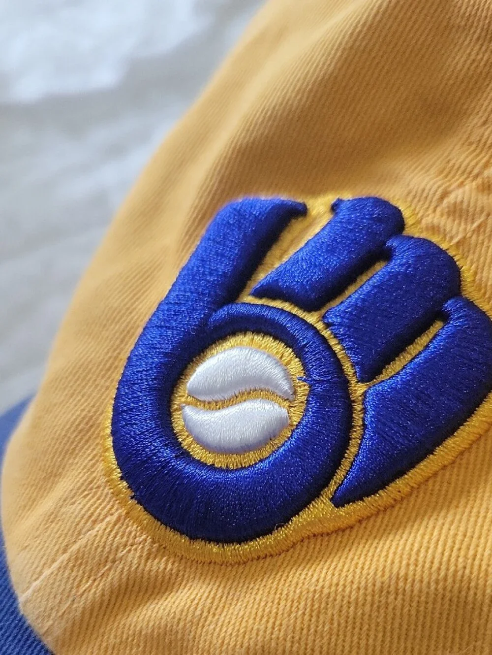 Milwaukee Brewers Baseball Hat Cooperstown Collection Large EUC
